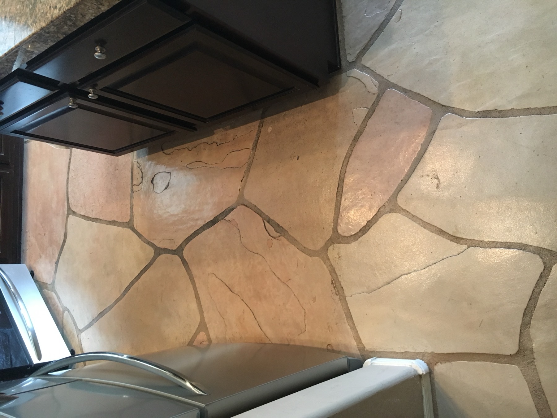Flagstone deep clean & seal (2) — before