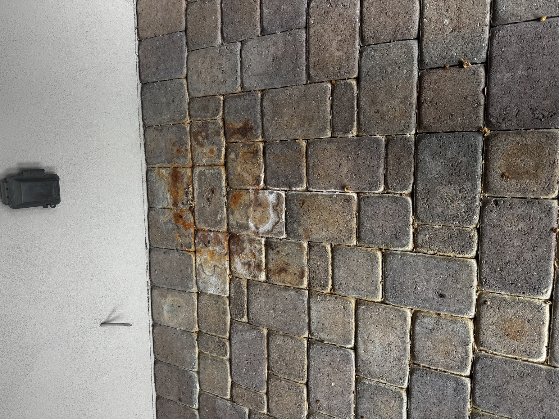 Paver power wash & seal — before