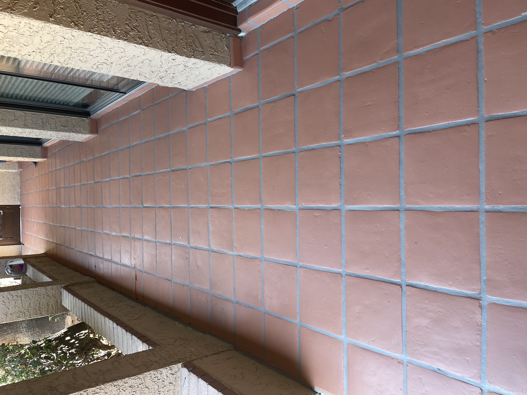 Exterior saltillo restoration — after