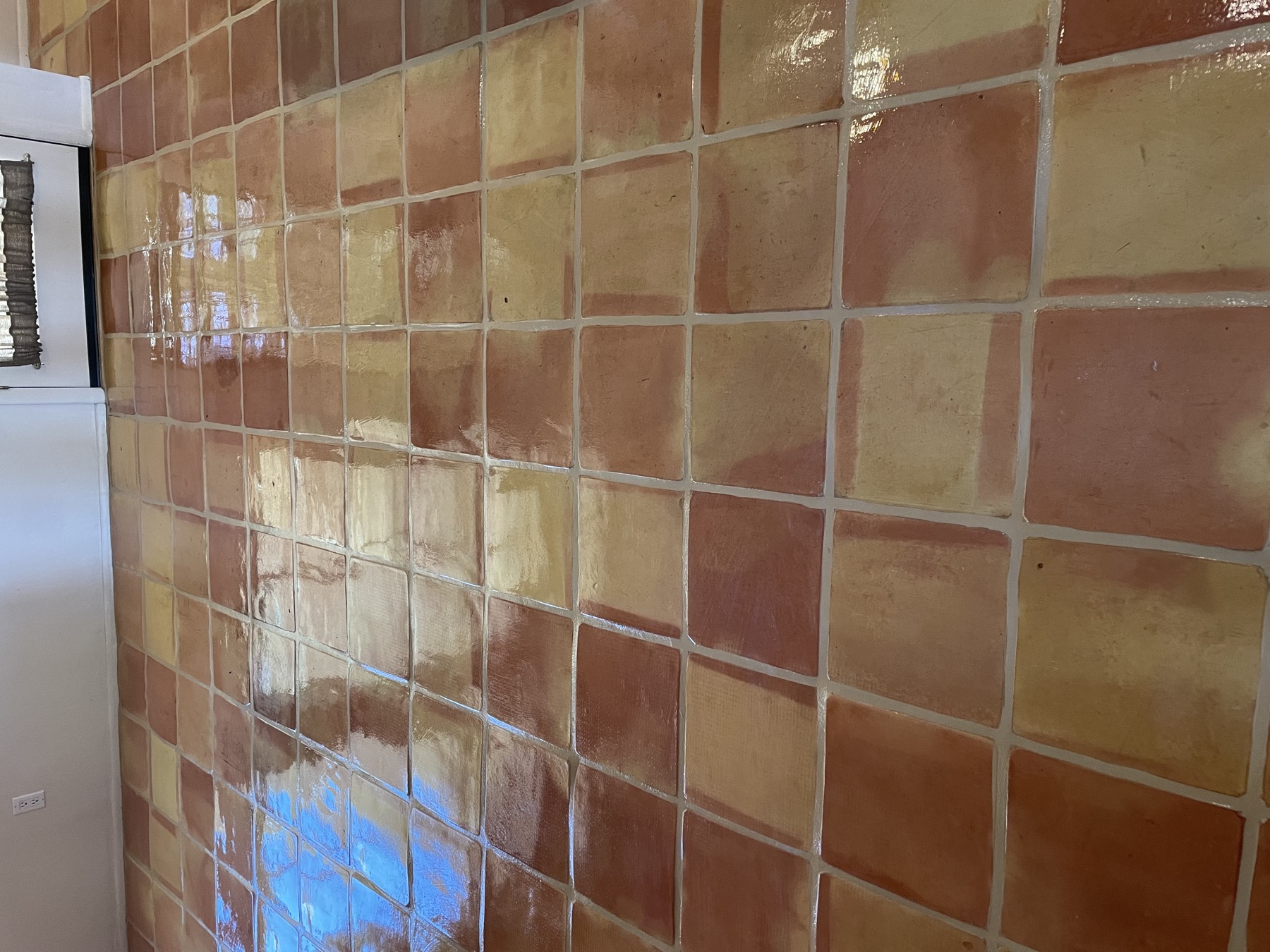 Saltillo floor clean & seal — after