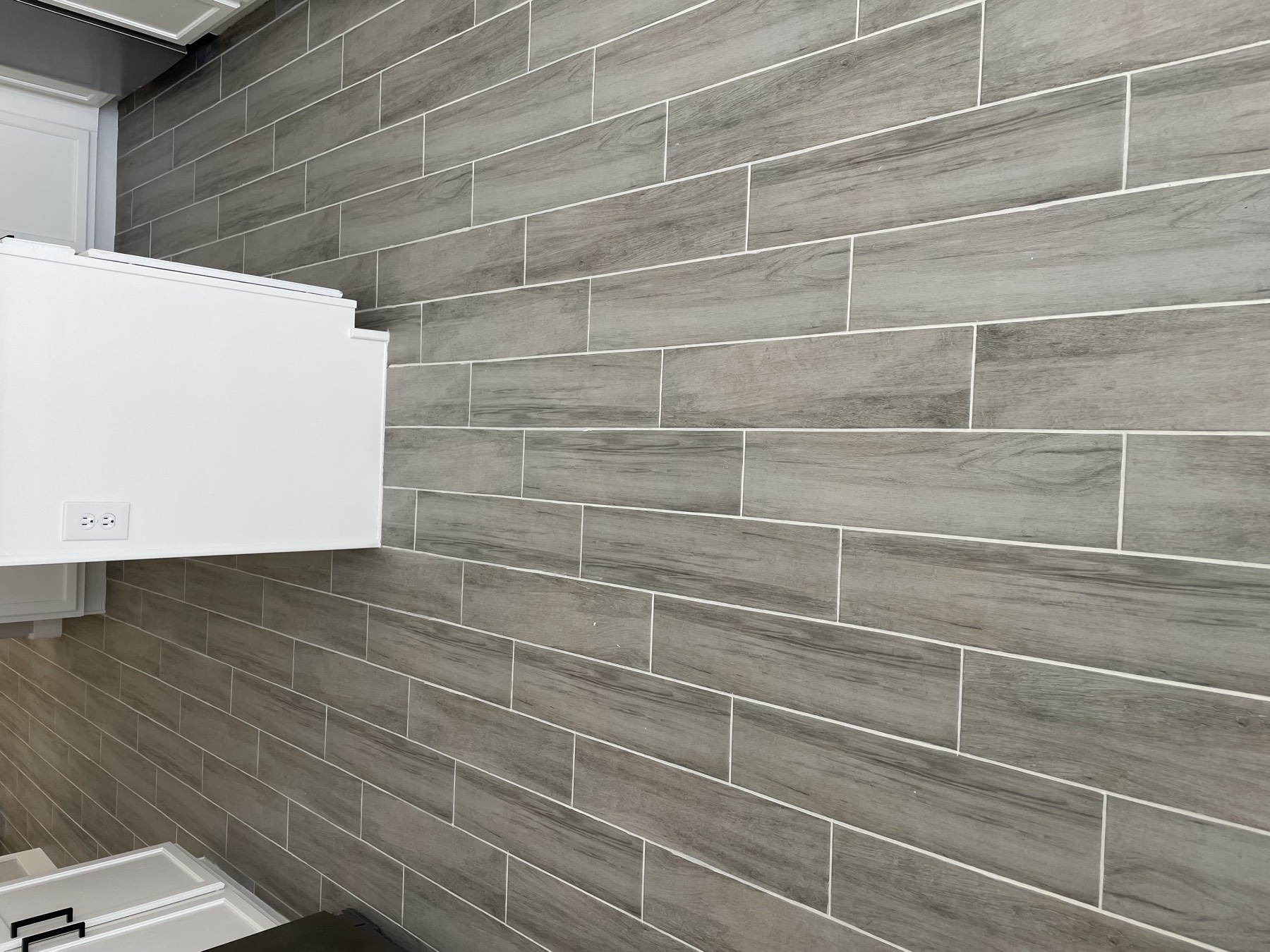 Wood-look tile grout clean (2) — after